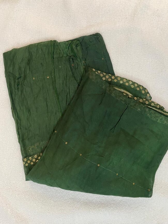 Women's Cotton Straight Kurta With Pant Dupatta - Image 6