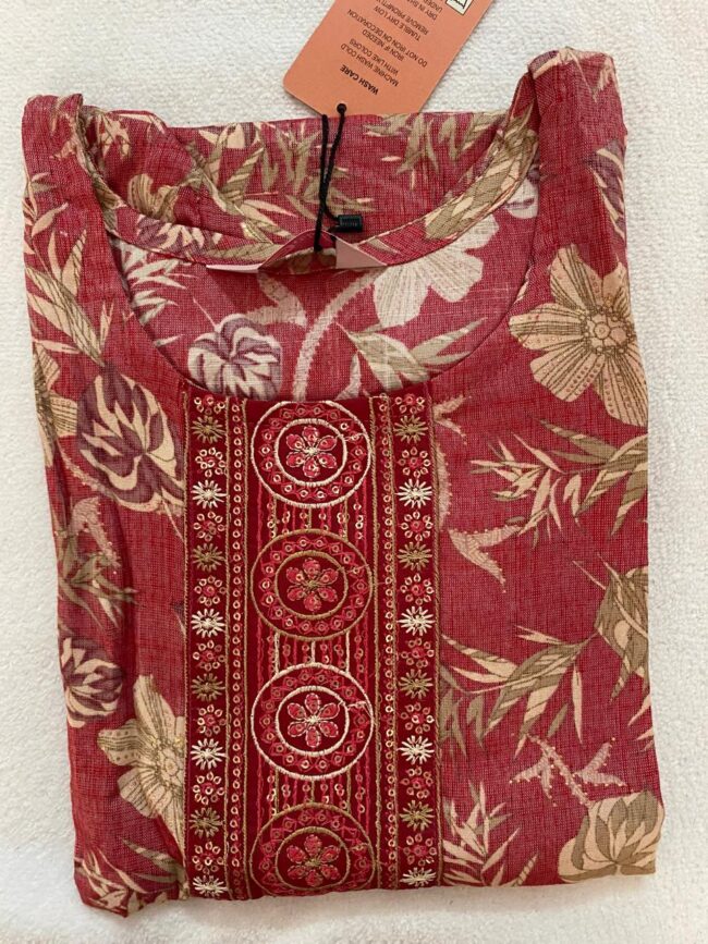 Women's Cotton Print Straight Kurta Pant With Dupatta - Image 4
